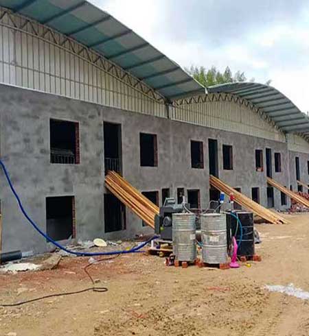 養(yǎng)殖場頂棚保溫用什么材料(圖4) 養(yǎng)殖場頂棚保溫案例